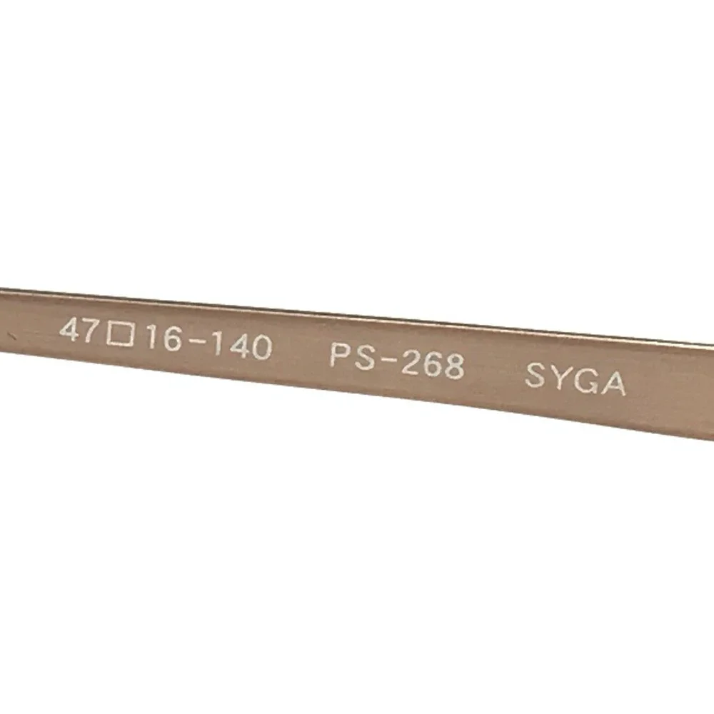 Paul Smith Eyeglasses Frames PS-268 SYGA Brown Horn Gold Cat Eye 47-16-140